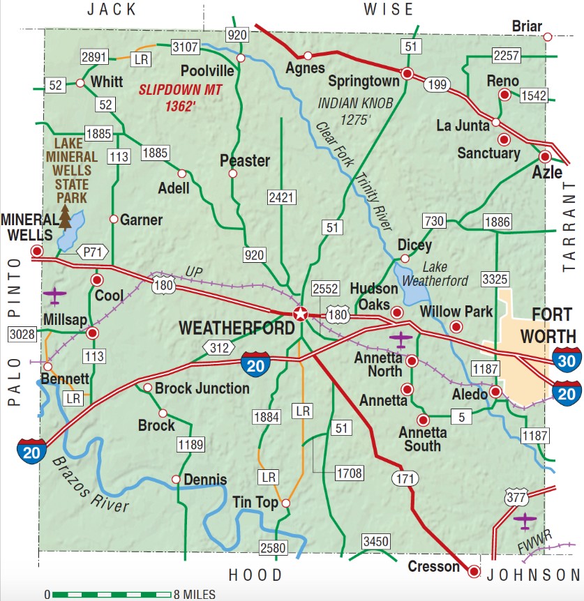 Parker County is home to a lot of native wildlife.